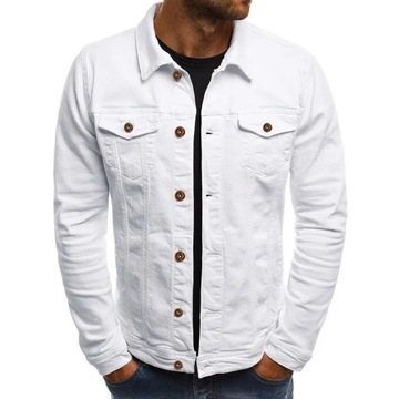 Men's Autumn Winter Button Solid Color Vintage Den