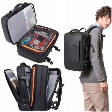 Plecak podróżny Bange BackPack biznesowy plecak rozszerzalny Torba pojemna