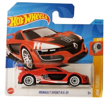 Hot Wheels Renault Sport R.S. 01 HW Turbo 3/5 1:64 czerwony