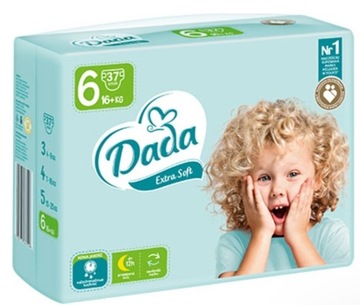 Pieluszki Dada 6 Extra Soft Xl Pampersy 37 szt