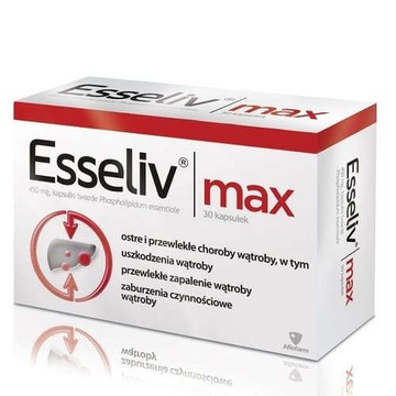 ESSELIV MAX, 450MG, 30 KAPSUŁEK, Aflofarm