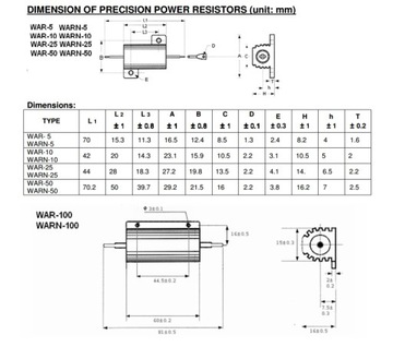 МОЩНЫЙ РЕЗИСТОР РАДИАТОРА 25Вт 47 R МЕТАЛЛ ПРОВОД