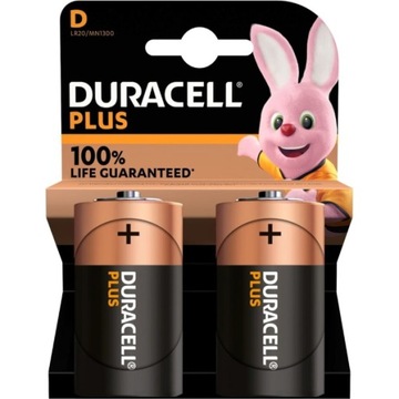 DURACELL Bateria alkaliczna LR20 2szt.