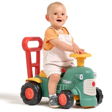 FALK Maurice Tractor Ride-on Green Pusher Толкатель Вещевой отсек от 1 года
