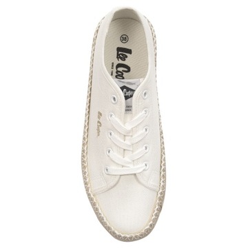 Trampki półbuty espadryle buty Lee Cooper LCW-24-44-2410L White białe r.39