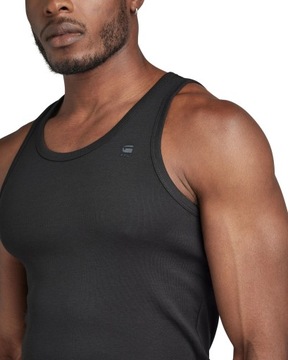 G-STAR Raw Męski T-shirt Base Tank 2-pak, Czarny