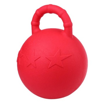 Wytrzymały gryzak dla psa dla konia, gumowy, 28 cm, czerwony