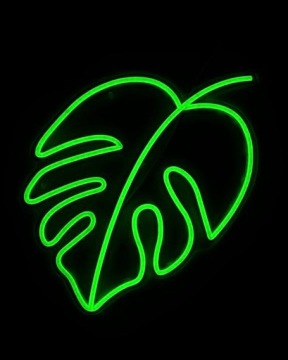 Neon Led Premium Leaf - неон на стену, неоновая вывеска, ледон, лампа