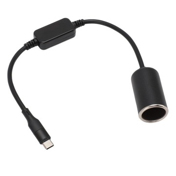 ADAPTER ZAPALNICZKI Z USB C 5 V DO 12V GNIAZDO ZAPALNICZKI
