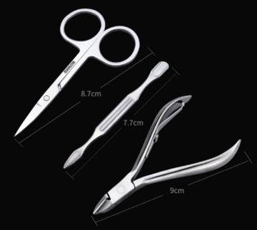 НАБОР ДЛЯ НОГТЕЙ КЛИПСЫ ДЛЯ МАНИКЮРА-ПЕДИКЮРА 16 ШТ.