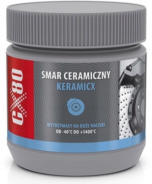 CX80 SMAR CERAMICZNY KERAMICX do śrub hamulców wydechu od -40C do +1400 500