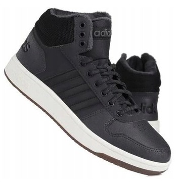 Buty Zimowe Męskie Wysokie Ocieplane ADIDAS HOOPS 2.0 MID GZ7959 R. 43 1/3