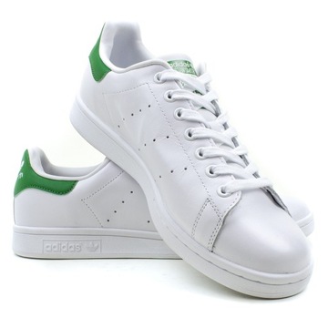 Oryginalne damskie buty sportowe Adidas STAN SMITH white/green 38 i 2/3