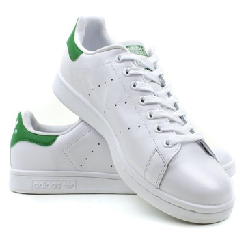 Oryginalne damskie buty sportowe Adidas STAN SMITH white/green 40 i 2/3