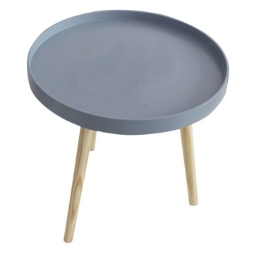 NORDIAN ПРИСТАВНОЙ СТОЛИК МИНИ-ДИВАНА КРУГЛЫЙ ДЕРЕВЯННЫЙ КОМПАКТ