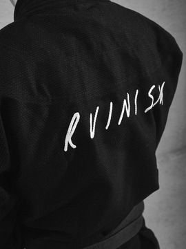 MANTO Кимоно Ги BJJ модель RUINISM черное размер А0