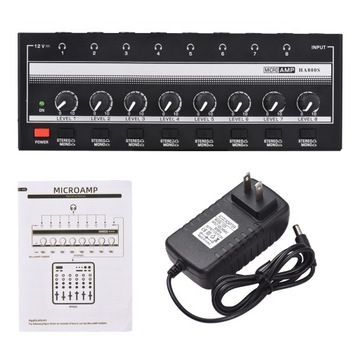 HA800S Усилитель для наушников 8 каналов моно/стерео