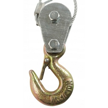 Лебедка канатная, тяга 2Т, 2 тонны, трос 4,5мм, 250см