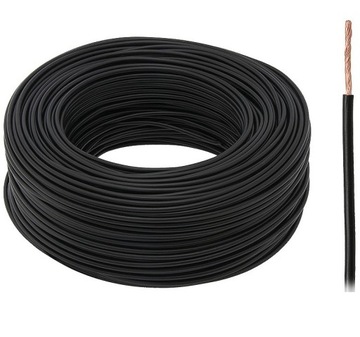 LGY 1x2,5 черный электрический кабель 1м