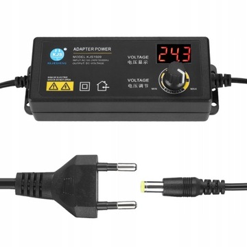 РЕГУЛИРУЕМЫЙ ИСТОЧНИК ПИТАНИЯ 3–36 В, 1,5 А, ПИТАНИЕ ПОСТОЯННОГО ПЕРЕМЕННОГО ТОКА