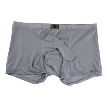 Męskie szorty z miękką osłoną, spodenki Trunk szare