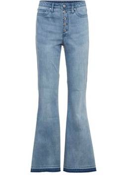 GA70 SPODNIE DAMSKIE JEANS BOOTCUT 50 NIEBIESKIE