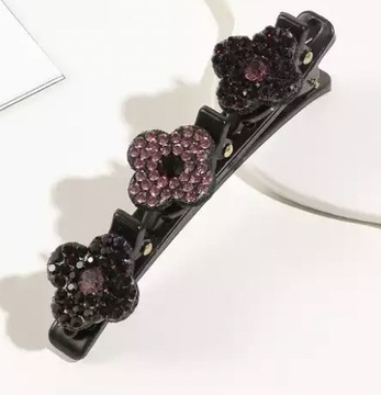 Розовые и фиолетовые заколки 4 шт.
