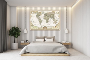 Настенная карта США «КОРК» ПИНБОРД