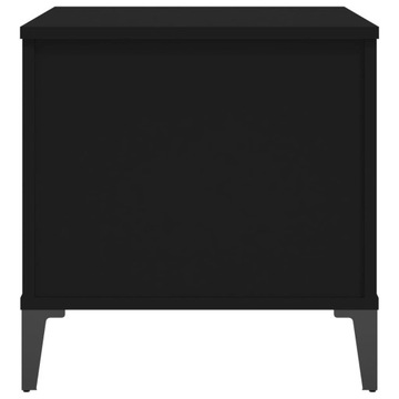 Lumarko Журнальный столик, черный, 60x44,5x45 см, матовый