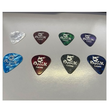 Медиатор гитарная ручка 0,6 мм, 1 шт., смесь цветов