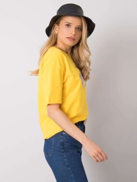 T-shirt-DS-TS-1114.10P-żółty rozmiar - L żółty