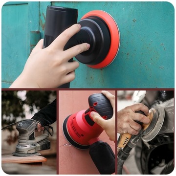 KRĄŻEK PAPIER ŚCIERNY KRĄŻKI ŚCIERNE NA RZEP 50szt 125mm P40 DO SZLIFIERKI