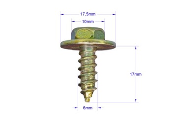 ВИНТ AUDI BMW FIAT FORD OPEL PEUGEOT RENAULT SKODA TOYOTA VW 6.3x19