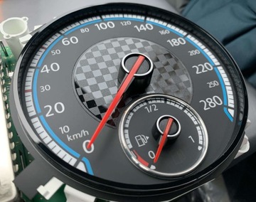 Кастомные шкалы одометра Volkswagen Scirocco