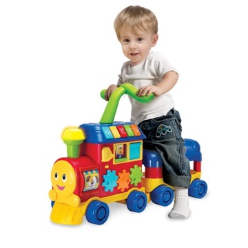 Локомотив-паровозик ЛОКОМОТИВ РАСТИ СО МНОЙ 000803 для ГОДОВОГО РЕБЕНКА