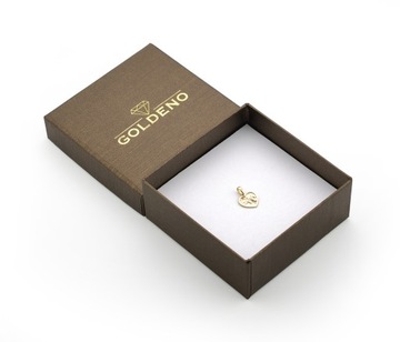 ЗОЛОТОЙ КУЛОН КУЛОН 585 СЕРДЦЕ С ЛИНИИ ЖИЗНИ