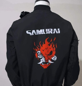 Męska kurtka bomber Cyberpunk 2077 Edgerunners Samurai...XL