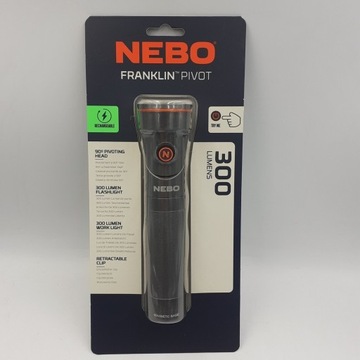 NEBO АККУМУЛЯТОРНЫЙ ФОНАРЬ 300LM FRANKLIN USB
