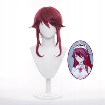 GENSHIN IMPACT ROSARIA COSPLAY REGULOWANA PERUKA