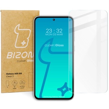 Hartowane szkiełko ochronne na ekran Bizon do Galaxy A55 5G, szybka