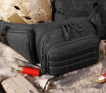 Большая тактическая поясная сумка MOLLE в стиле милитари