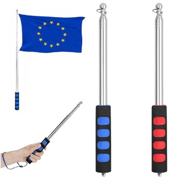 2X TELESKOPOWY WSKAŹNIK REGULOWANY WYSUWANY PREZENT DLA NAUCZYCIELA 1,5m