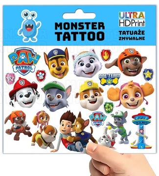 МОЮЩИЕСЯ ВРЕМЕННЫЕ ТАТУ ДЛЯ ДЕТЕЙ PAW PATROL ОРИГИНАЛЬНЫЕ ДИЗАЙНЫ