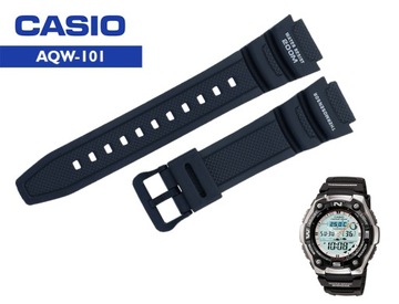 PASEK DO ZEGARKA CASIO AQW-101 CZARNY ORYGINAŁ