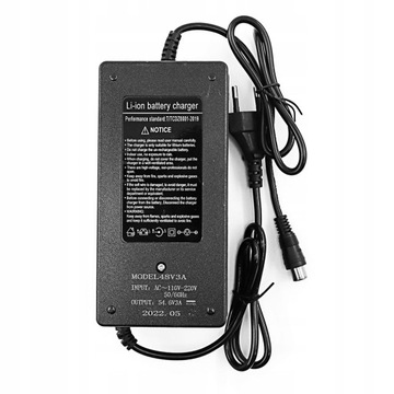 LiitoKala 54.6V 3A Ładowarka Do 13S 48V Li