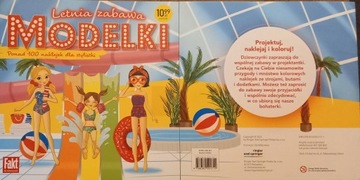MODELKI LETNIA ZABAWA NAKLEJKI