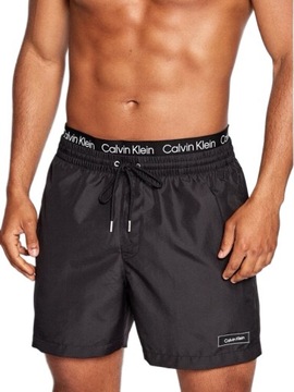 SPODENKI KĄPIELOWE CALVIN KLEIN SWIMWEAR MESKIE ZM0ZM02730 CZARNE r.L