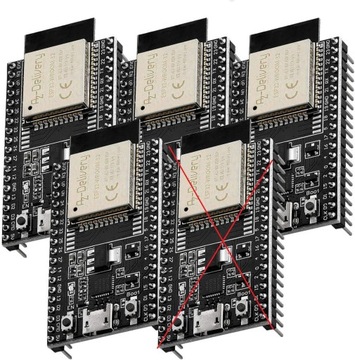 AZDelivery 5 x ESP32 Dev Kit C V4 Плата NodeMCU WLAN