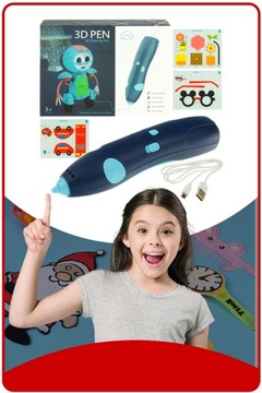 НАБОР СЕЙФА ДЛЯ ШАРИКОВОЙ РУЧКИ ДЛЯ 3D-ПРИНТЕРА + УЗОРЫ СИНИЙ