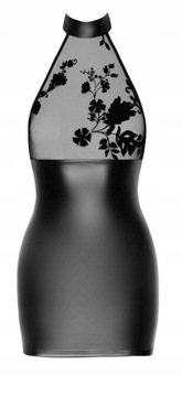 ЧЕРНОЕ МИНИ-ПЛАТЬЕ НУАР РУЧНОЙ РАБОТЫ ЭРОС РАЗМЕР 3XL